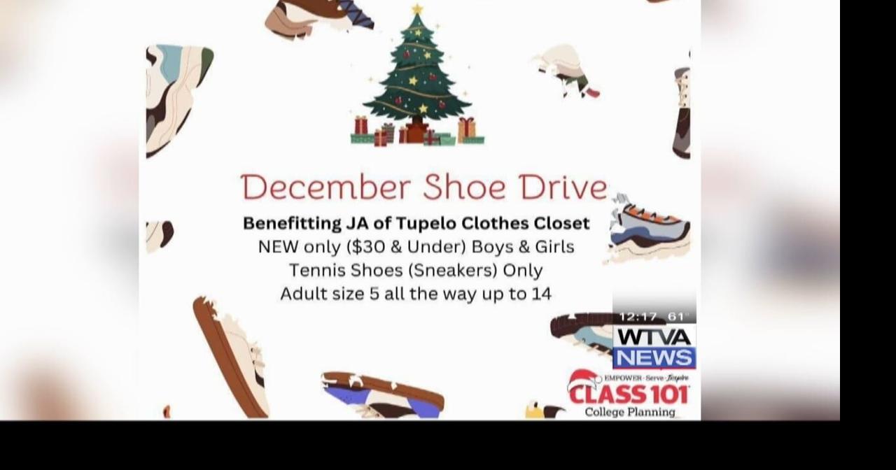 Interview December shoe drive benefiting Junior Auxiliary of Tupelo