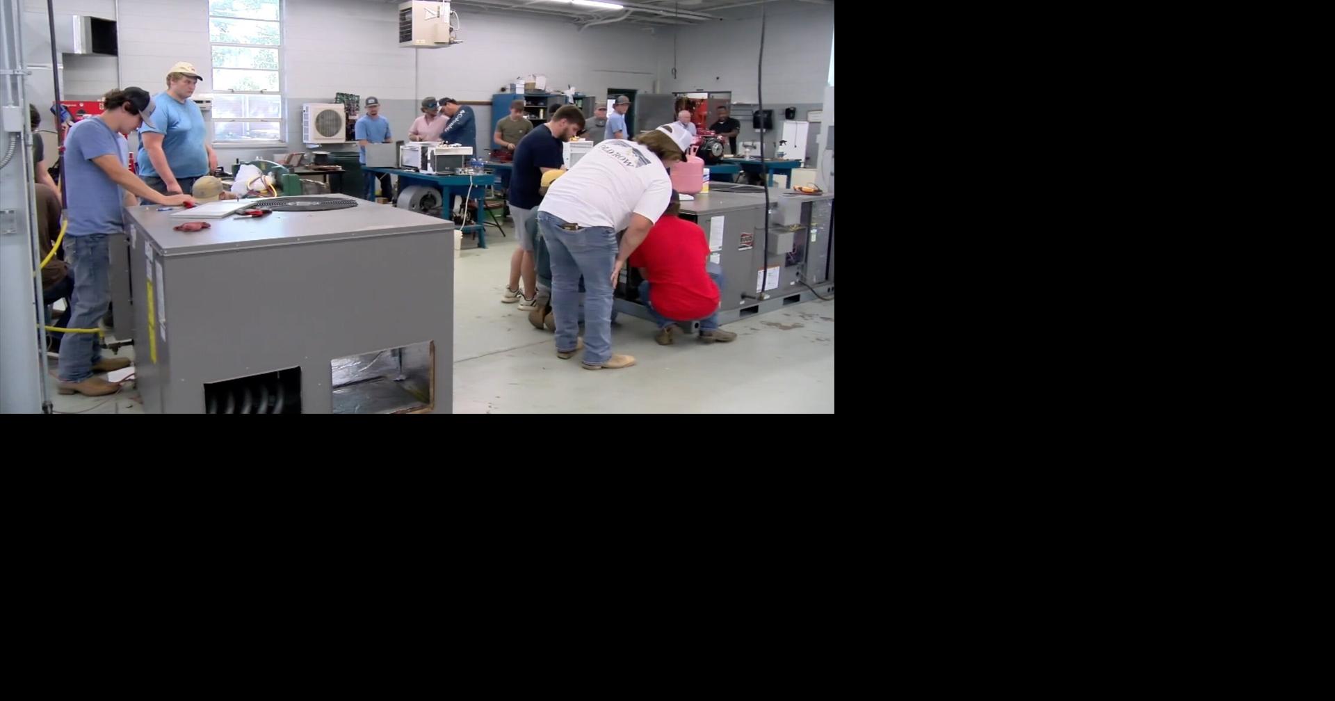 Skilled to Work Heating and air instruction at NEMCC Community