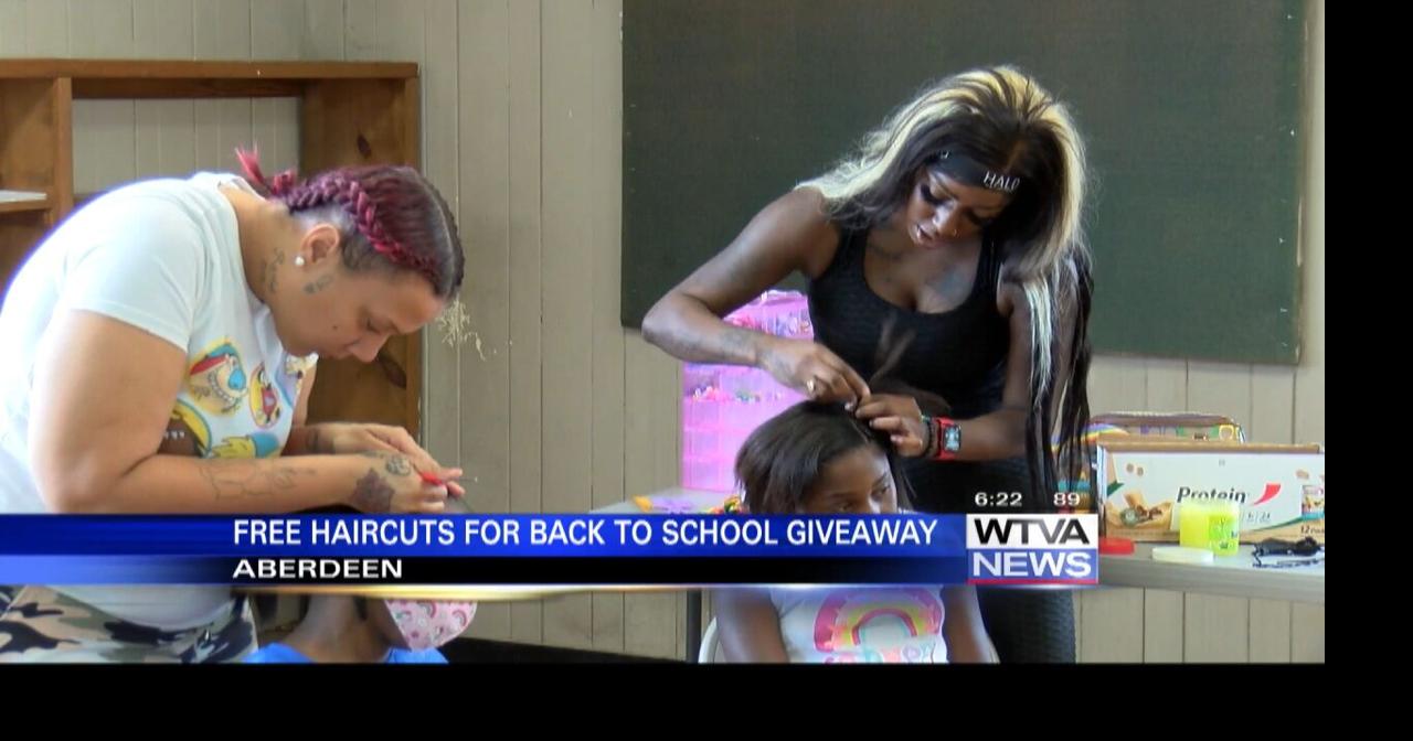 Haircuts and school supplies donated in Aberdeen News