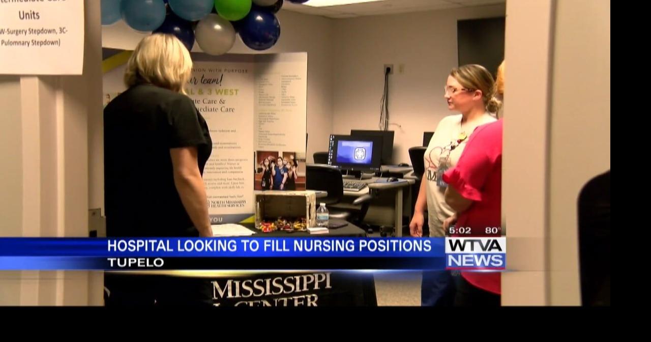 Tupelo hospital used job fair to hire more nurses Video