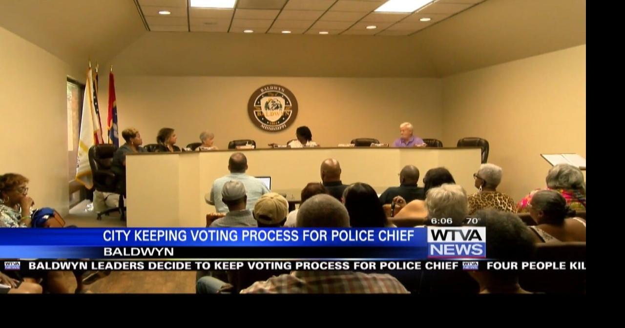 Baldwyn reverting back to police chief election process Video