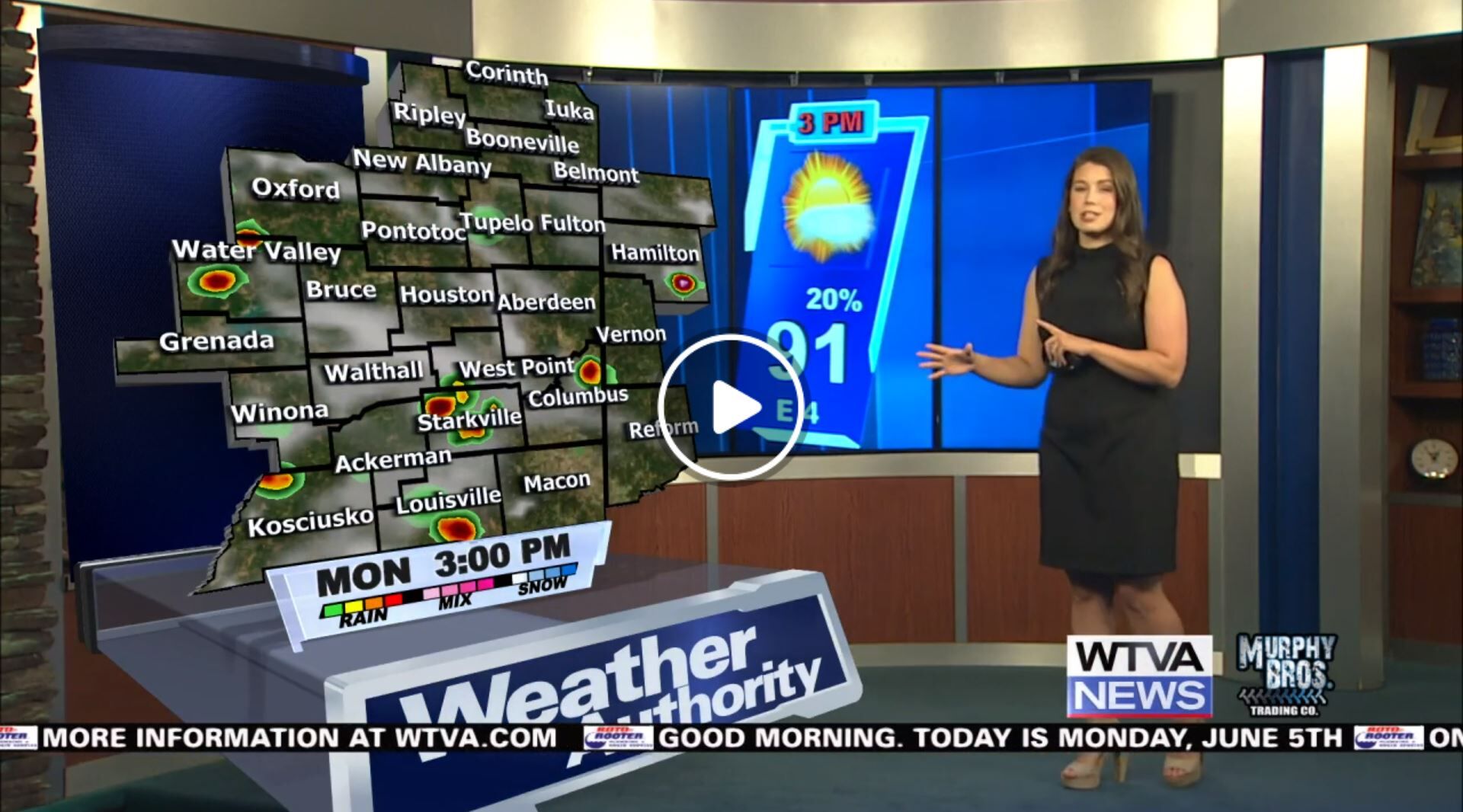 Showers And Thunderstorms Possible For The Afternoon | | Wtva.com