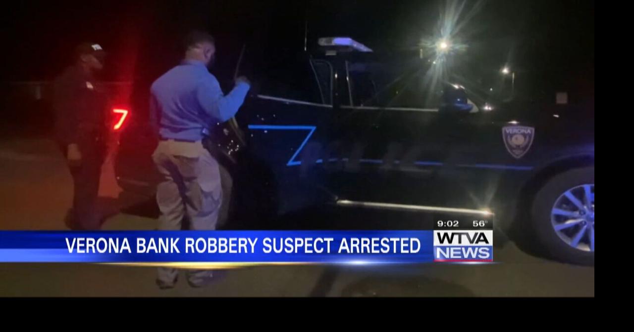 Verona bank robbery suspect arrested Video