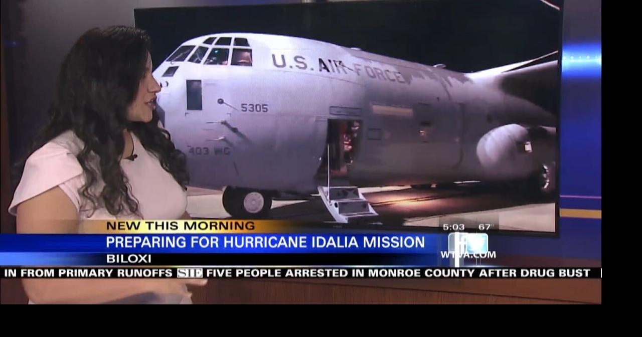 Mississippi hurricane hunters prepare for mission into Hurricane Idalia