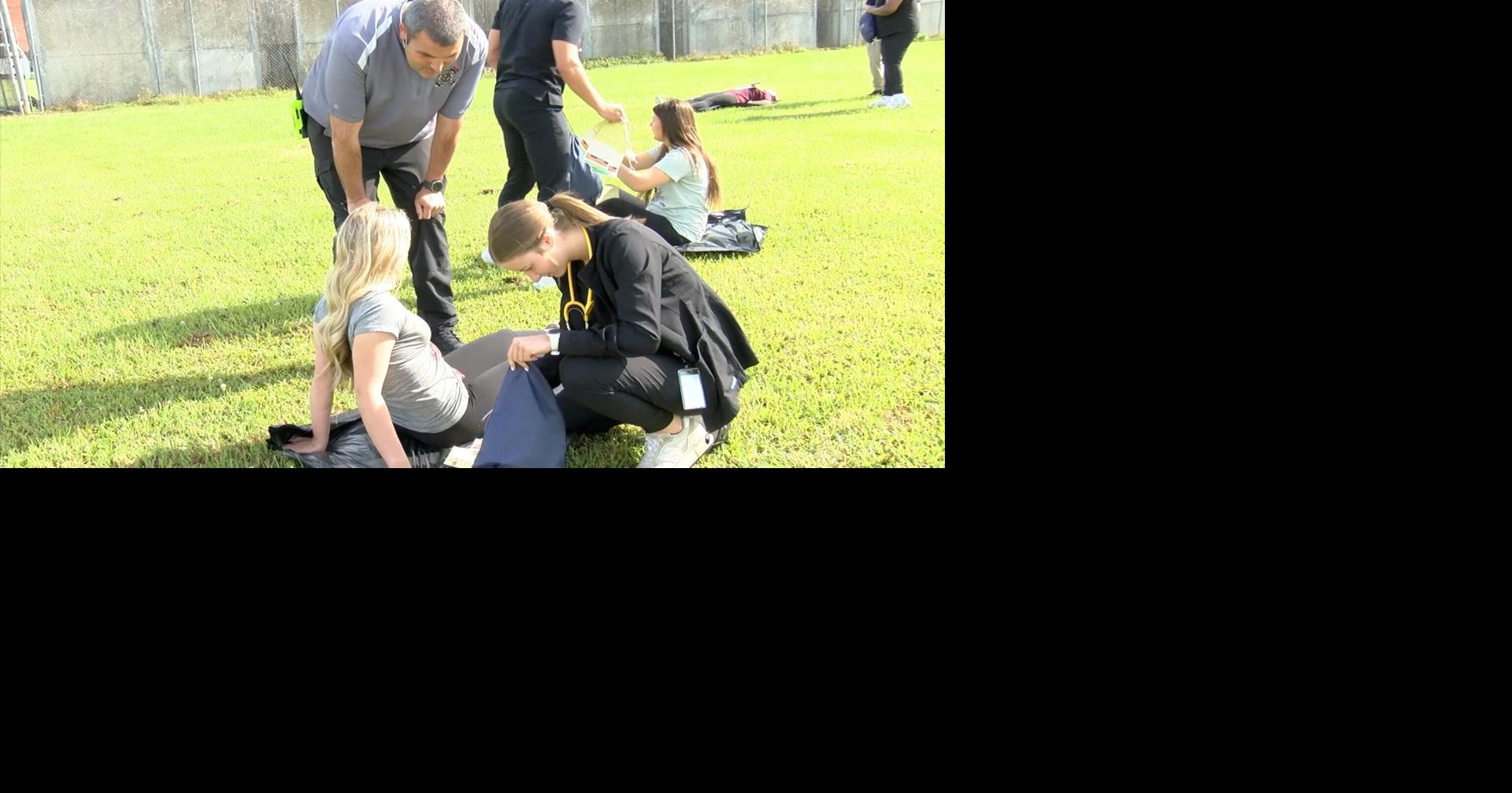 Monroe County students, first responders take part in disaster drill