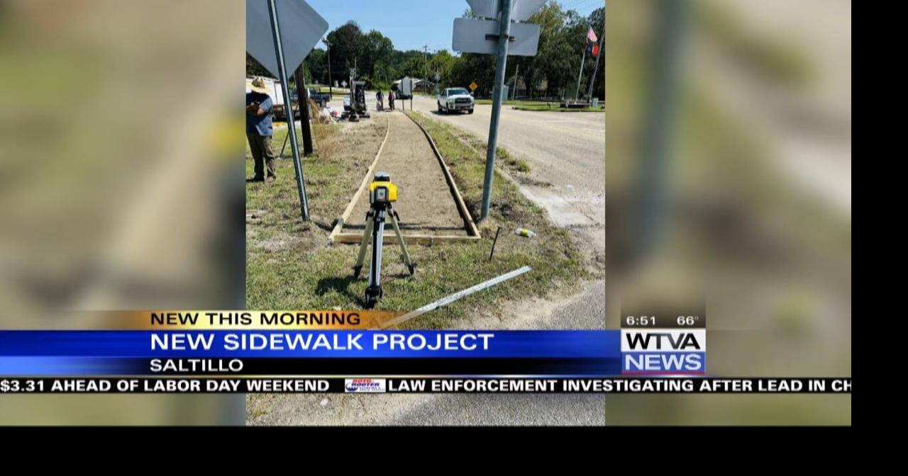 Saltillo starts new sidewalk project Video