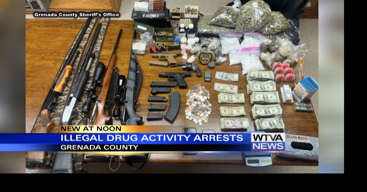 Illegal drug arrests made in Grenada County
