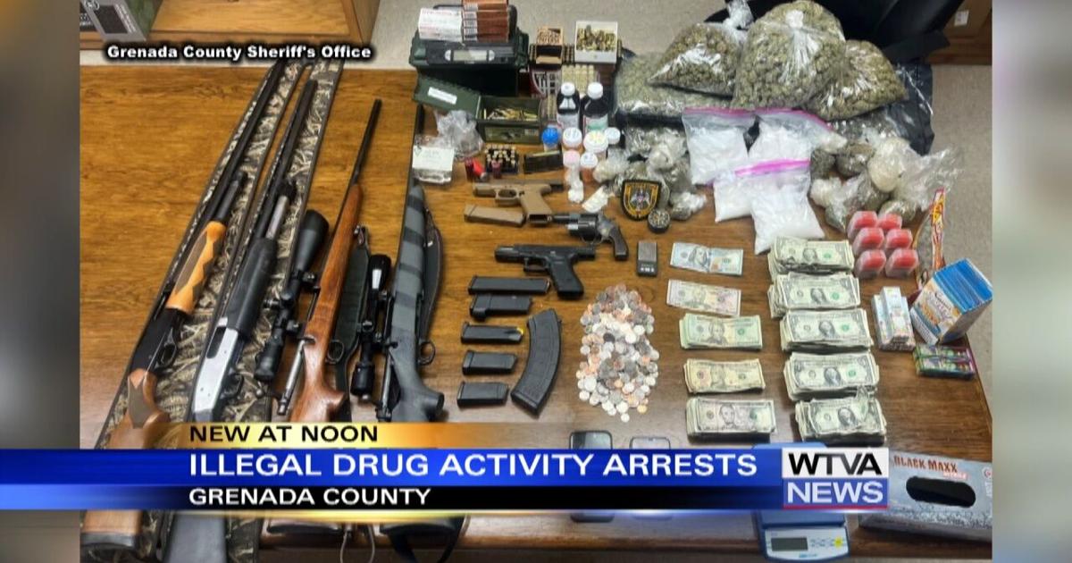 Illegal drug arrests made in Grenada County
