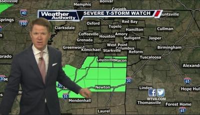Some scattered showers and thunderstorms could be on the hefty side overnight