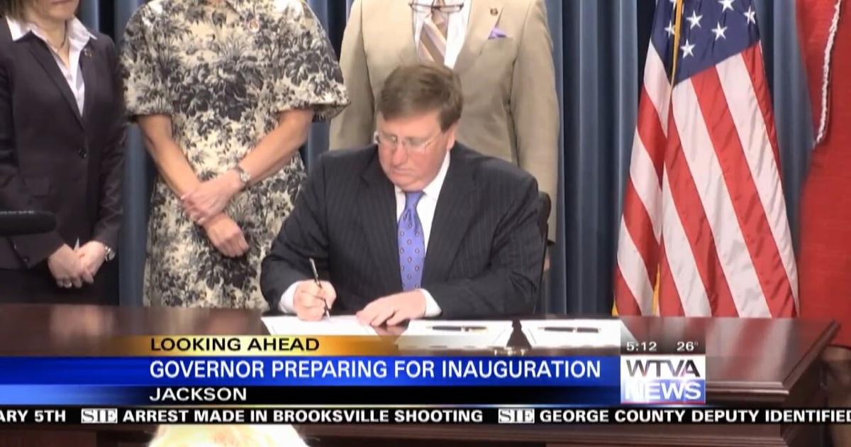 Governor Tate Reeves is preparing for his second inauguration | Video ...