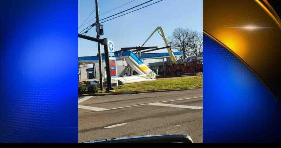 Storm damage in Tupelo, MS