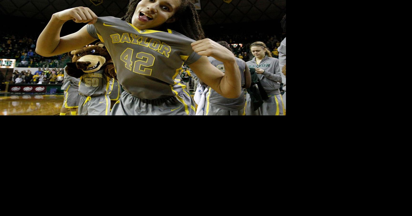 Brittney Griner’s No. 42 jersey officially retired by Baylor women’s
