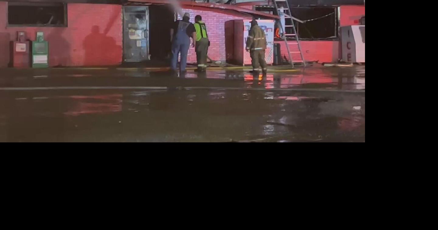 Several volunteer fire depts. respond to gas station fire near