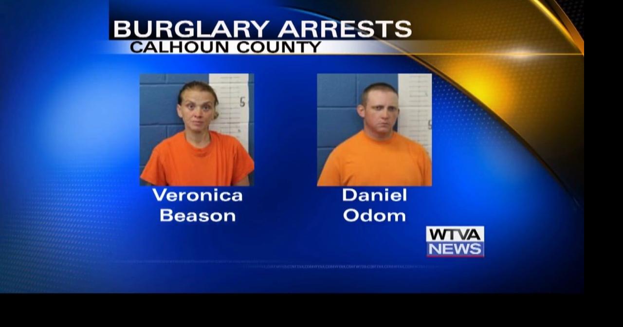 VIDEO Two arrested for burglary in Calhoun County Video(00)