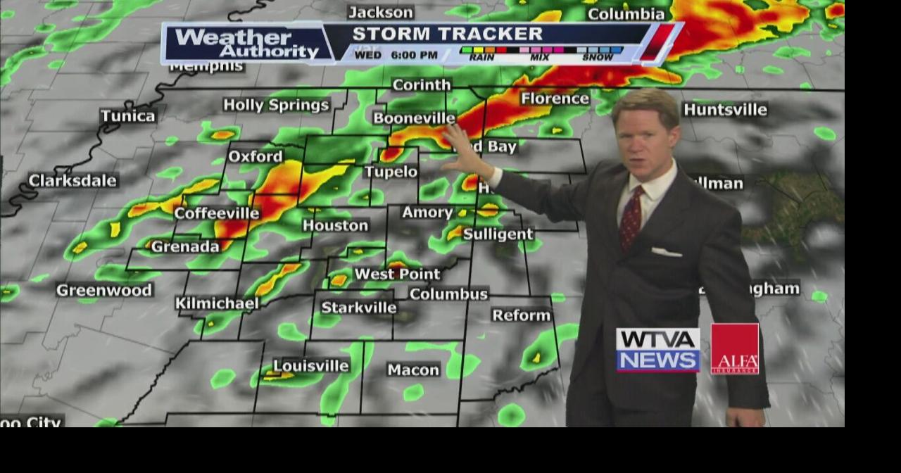 Matt's Tuesday Evening Forecast Some storms will be on the hefty side