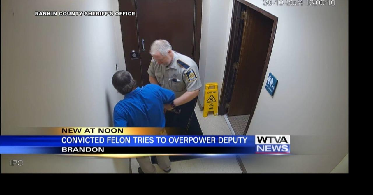 Rankin County inmate attacked deputy after guilty verdict Mississippi