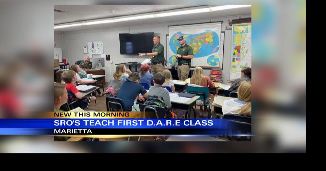 Two Prentiss County School Resource Officers teach their first DARE