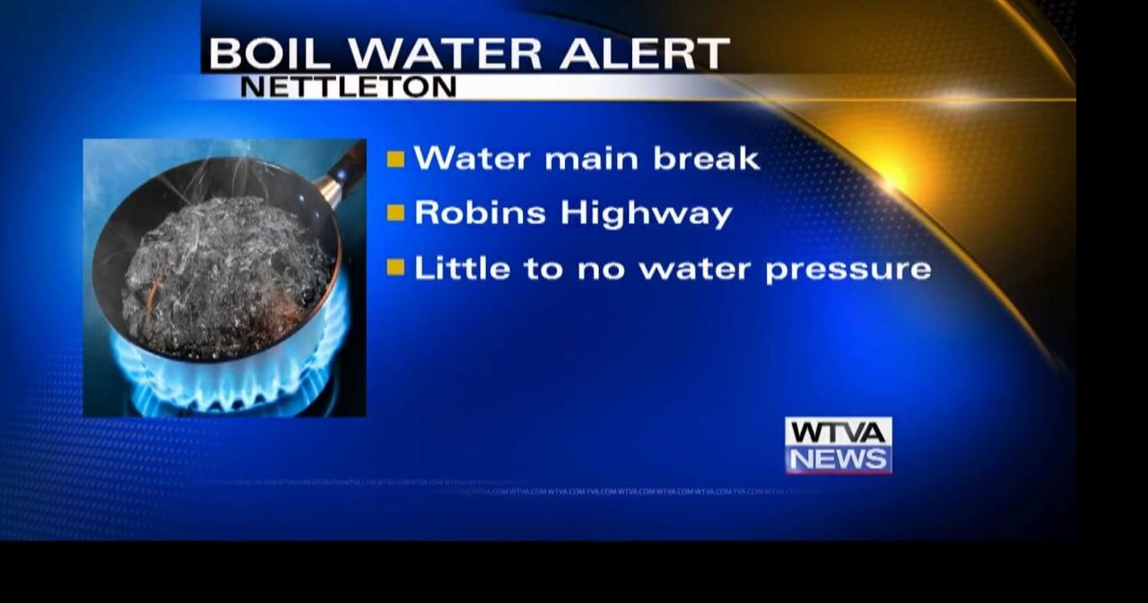 Nettleton issues boil water alert on Tuesday Video