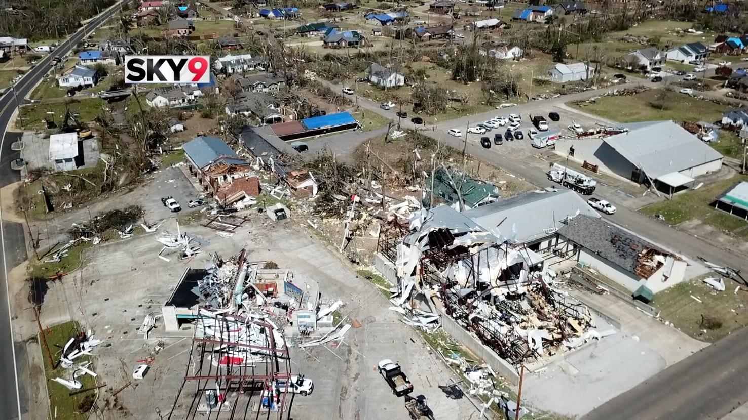 Amory mayor provides update on tornado recovery and debris removal
