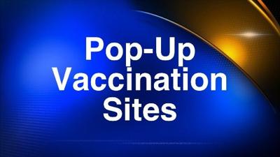 Pop-Up Vaccination Sites graphic