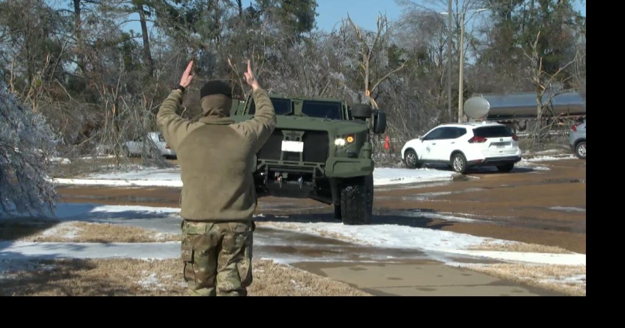 Mississippi National Guard aids Oxford's ice storm recovery efforts