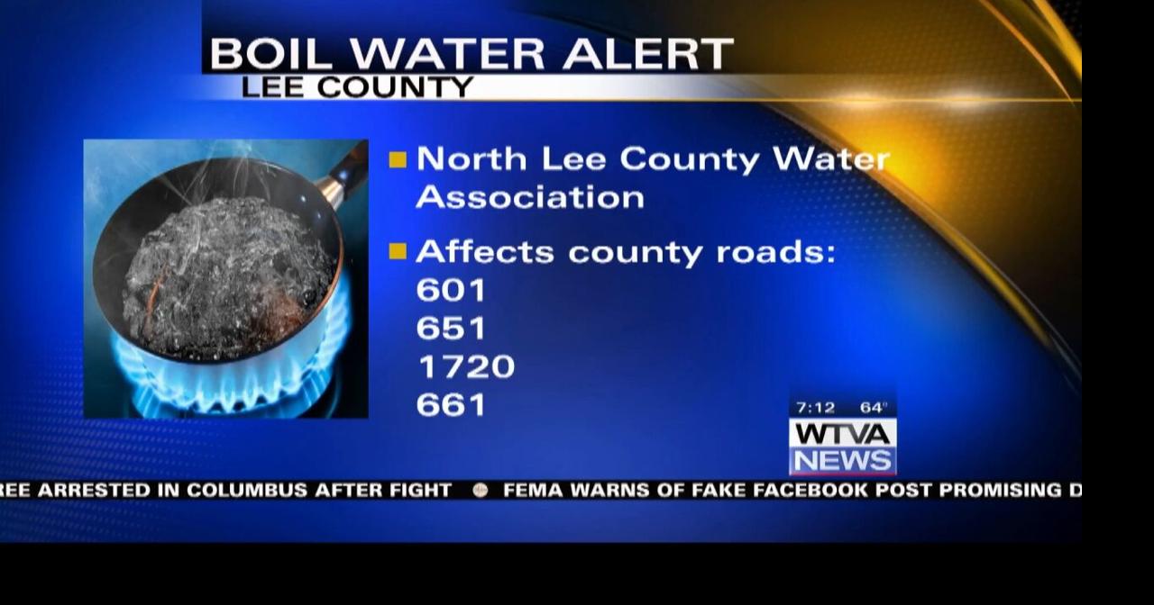 North Lee County Water Association issues boil water notice Video