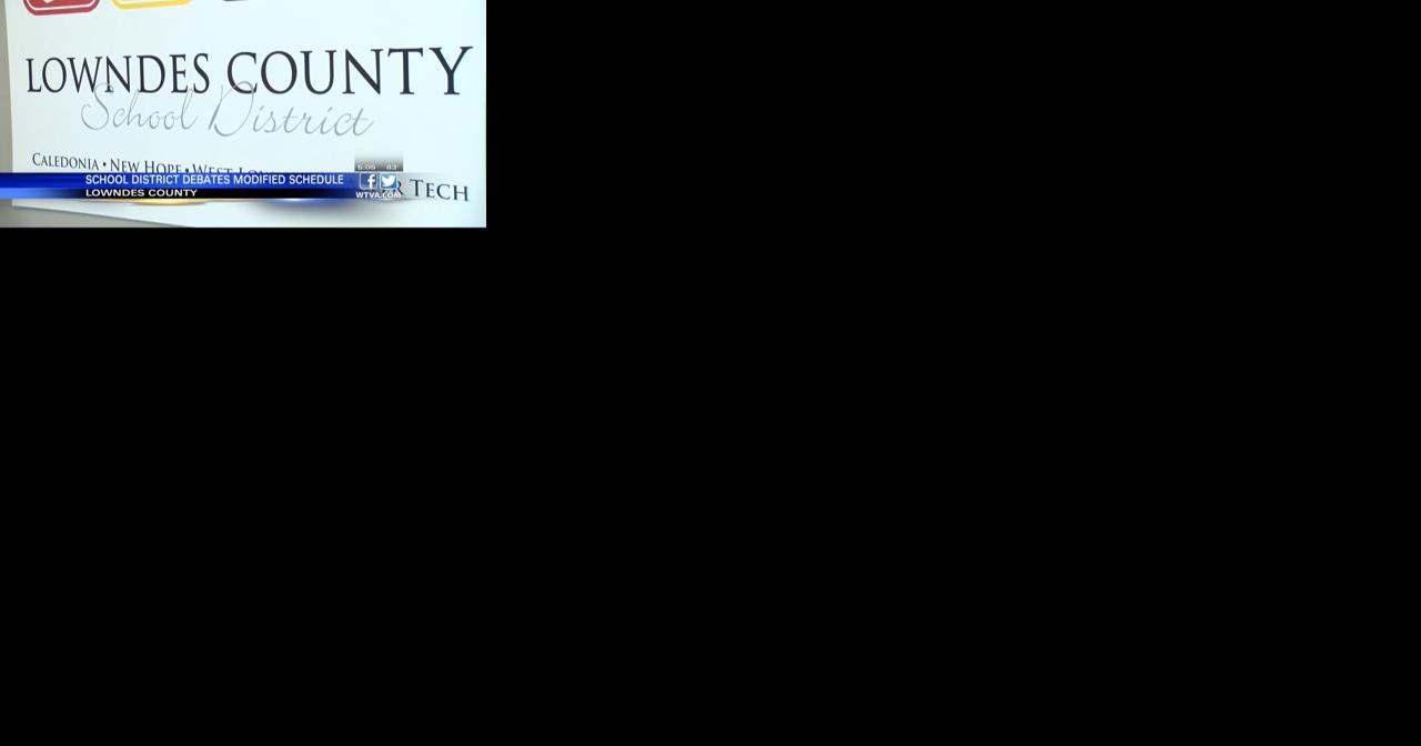 Lowndes County proposes a modified school year | News | wtva.com