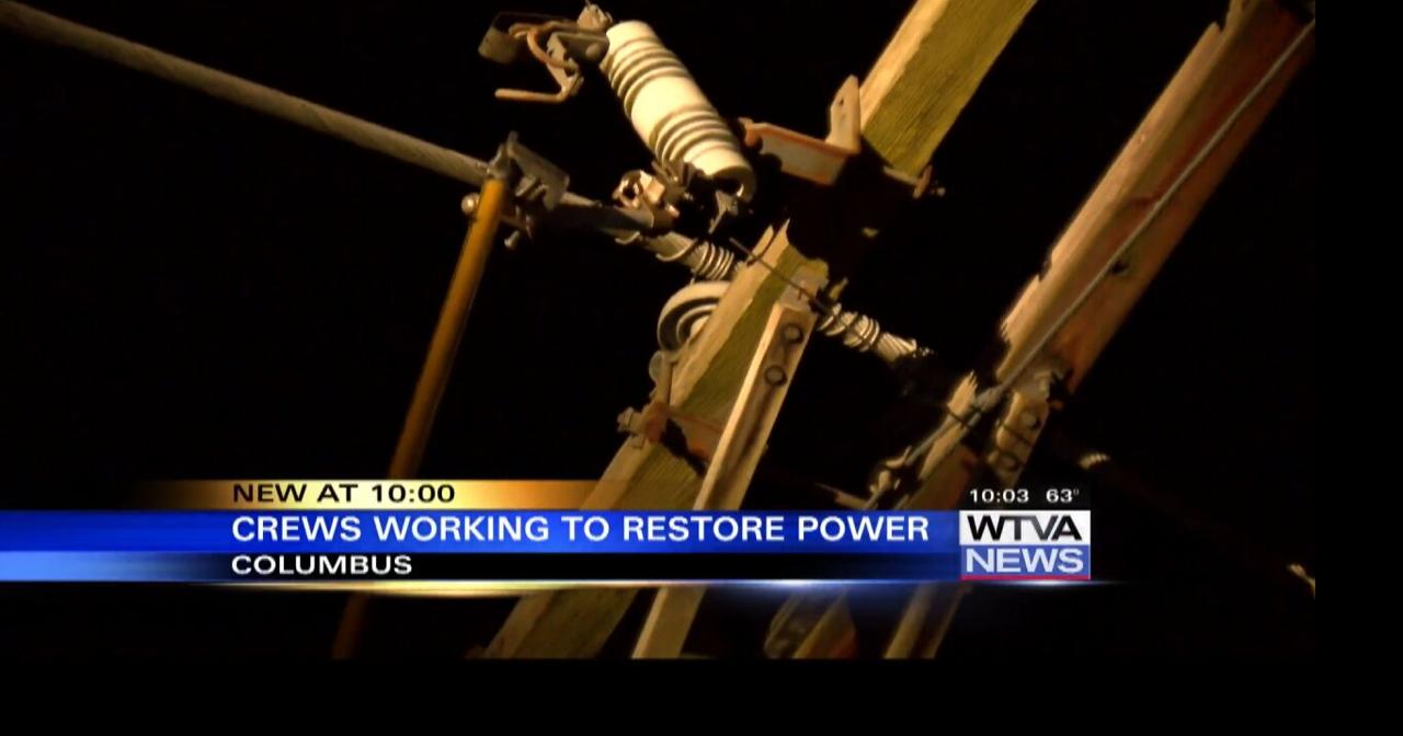WATCH 4County Electric Power crews bring outage numbers below 500