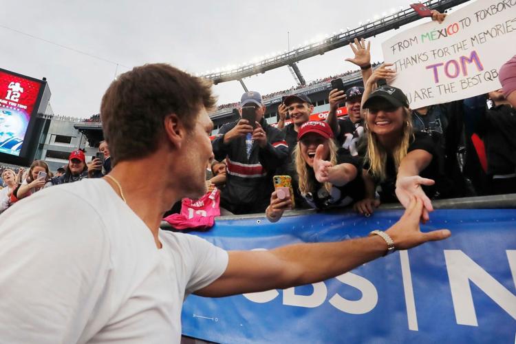 I am a Patriot for life': Tom Brady celebrated during Patriots halftime  ceremony