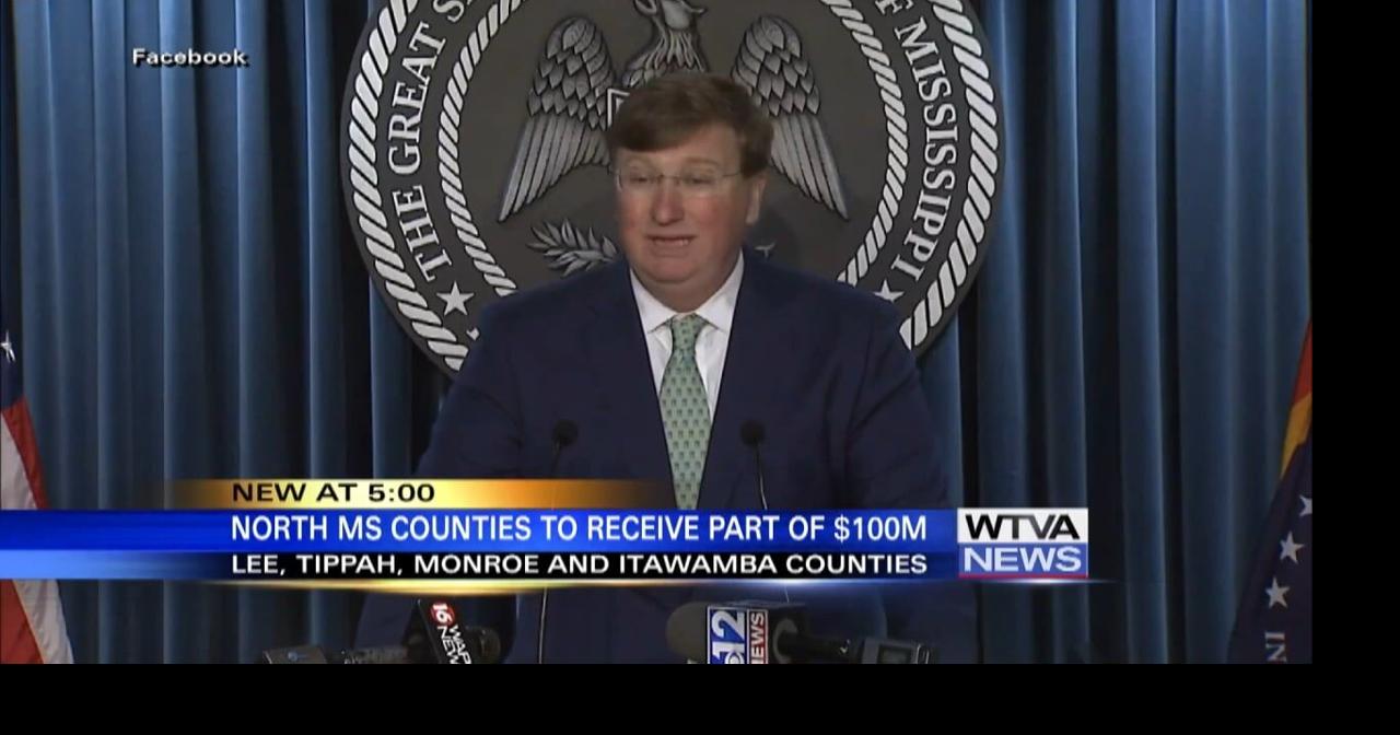 Mississippi governor announces $100 million in economic development improvements