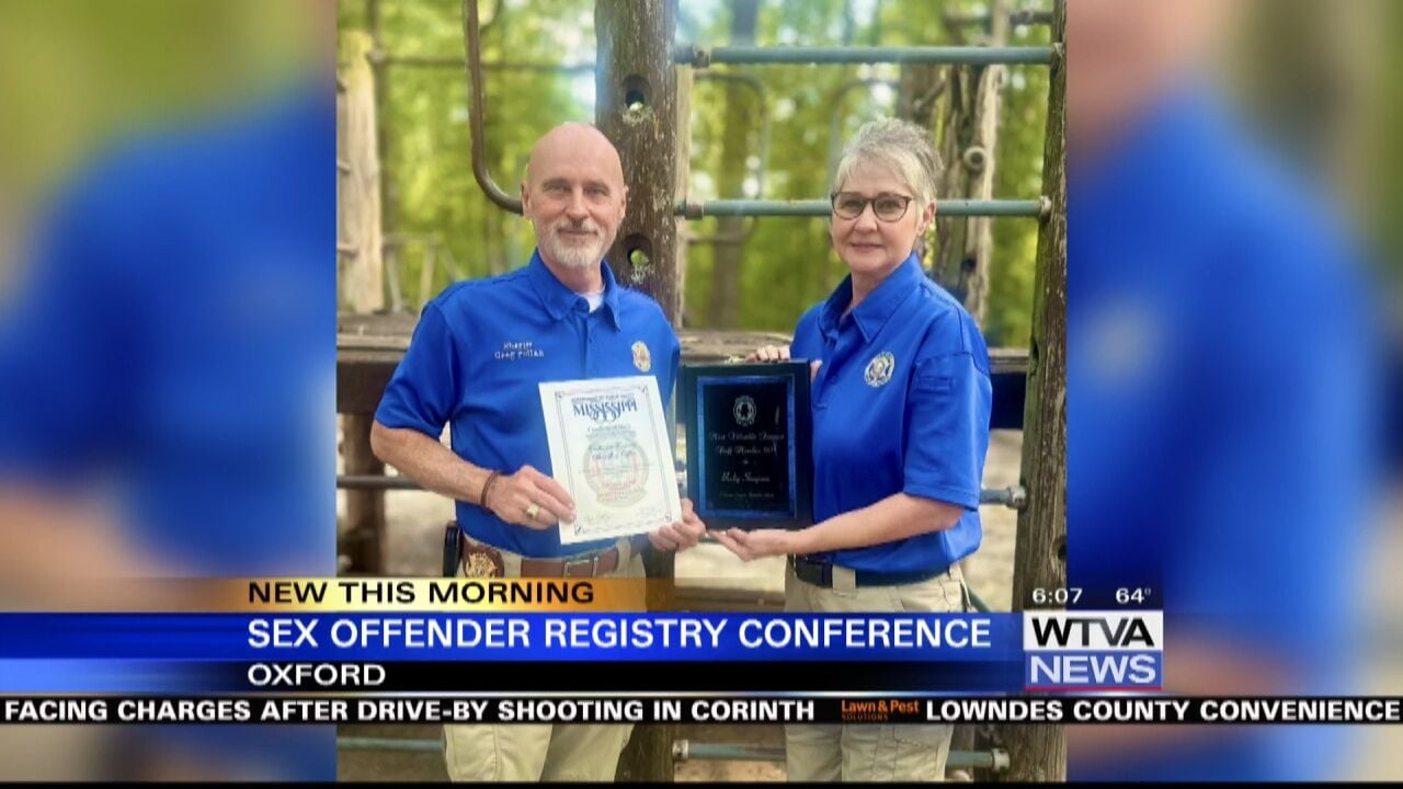 Local sheriffs departments recognized at Sex Offender Registry Conference Video wtva