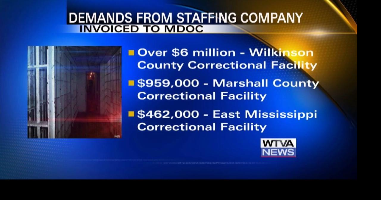 Mississippi auditor issues demands to prison staffing company