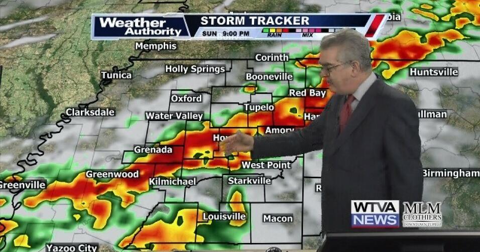 Rain and thunderstorms move into our area gradually on our Sunday ...