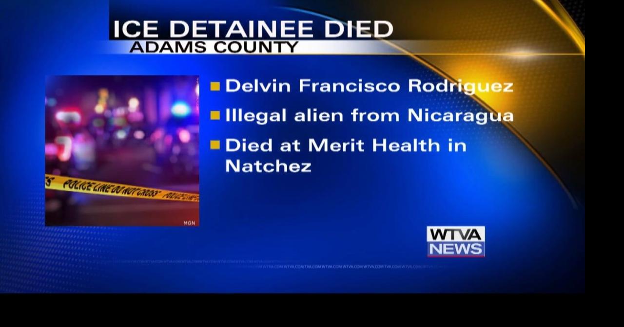 ICE detainee dies in southwest Mississippi
