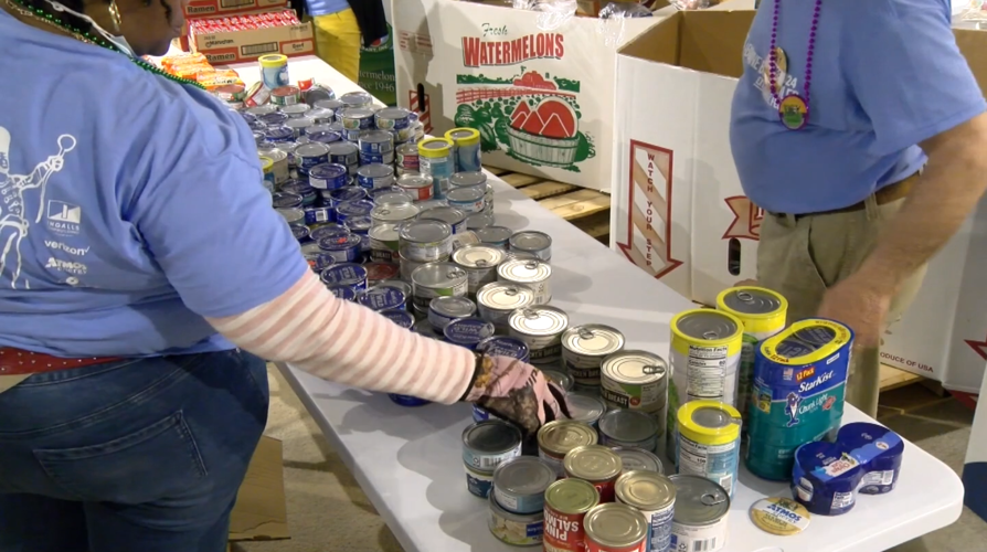 Food collected during March of the Mayors packed in Tupelo News