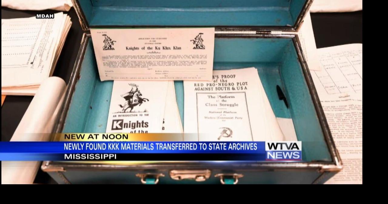 Newly-discovered KKK materials to serve as reminder of group’s dark history in Mississippi