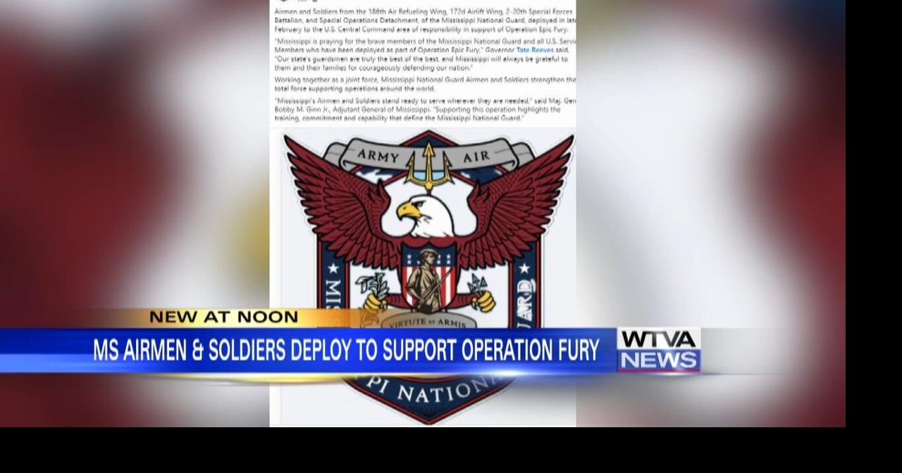 Mississippi deploys Guardsmen to support Operation Epic Fury