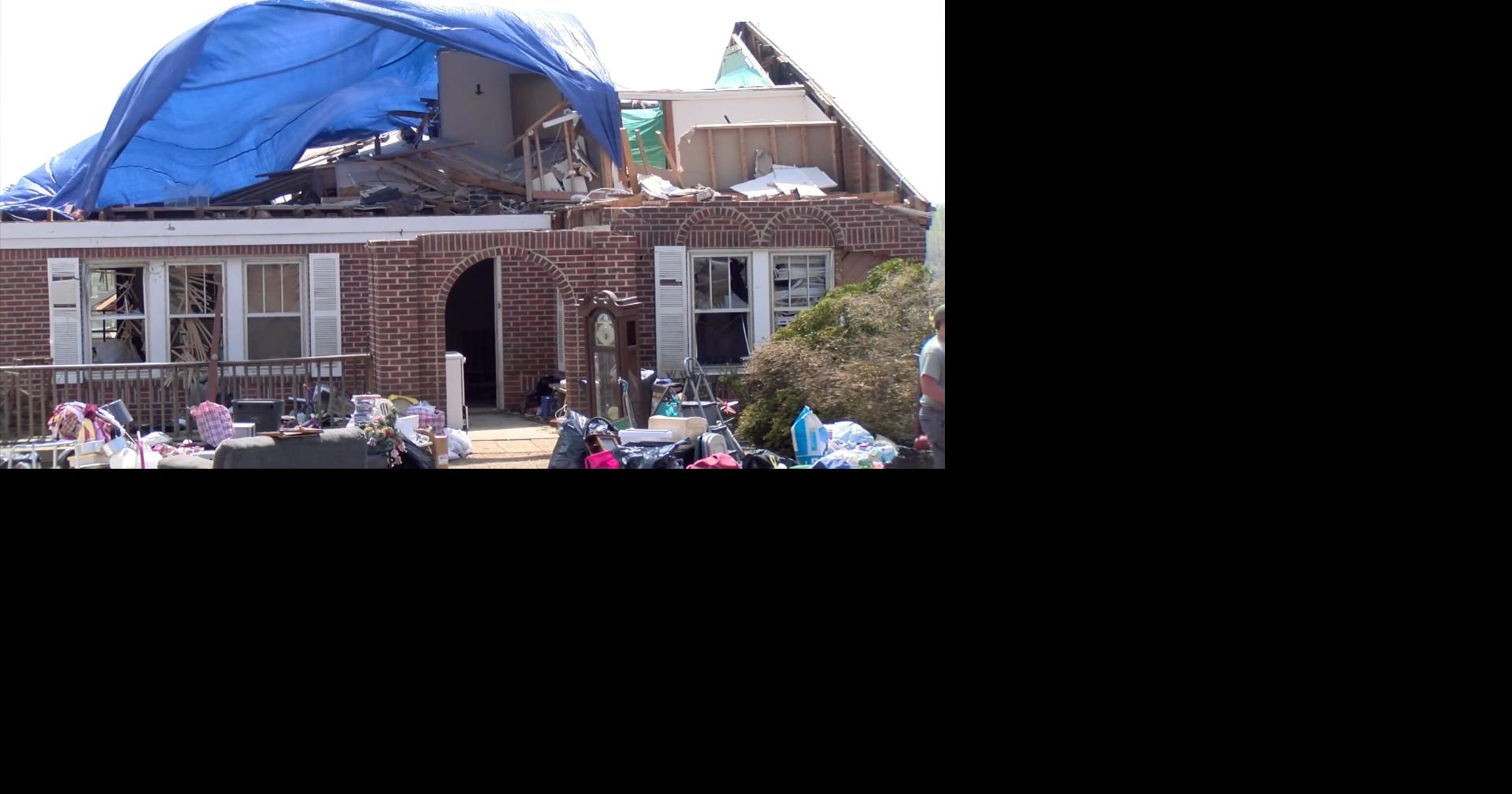 Tornado damage in McNairy County, TN. Photo Date April 4, 2023