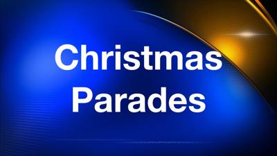 Christmas parades graphic