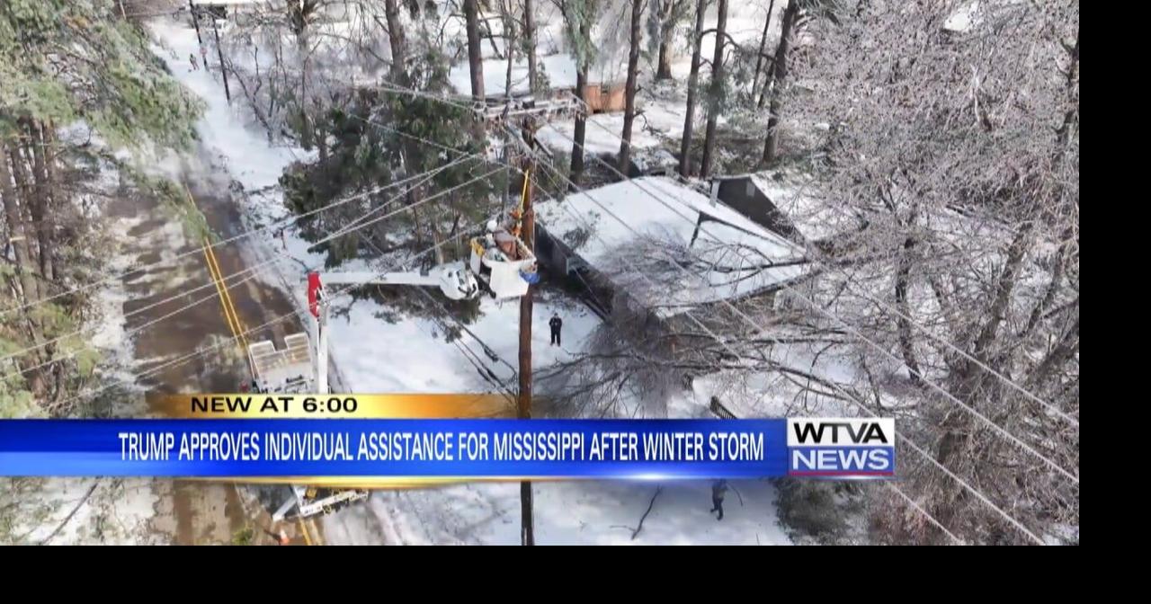 Trump approves individual assistance for Mississippi following January's ice storm