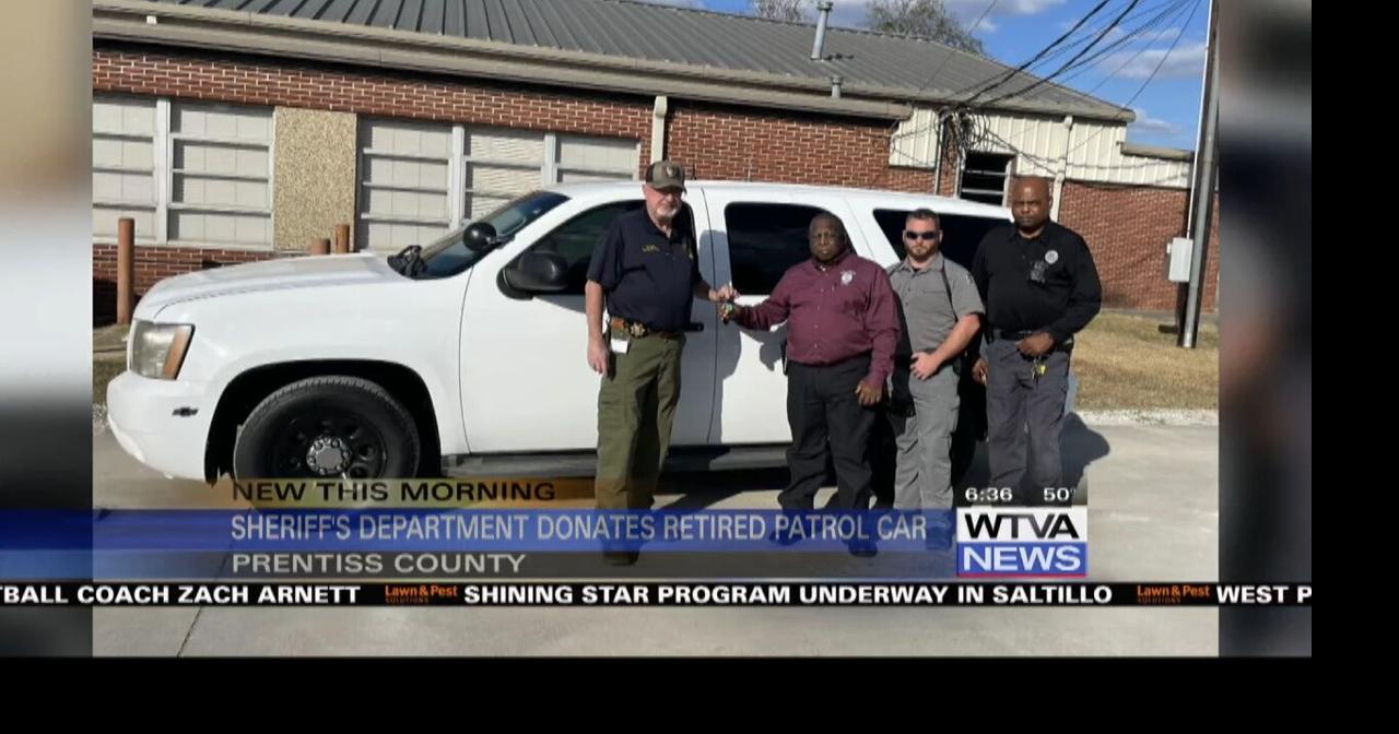 Sheriff donates patrol car to Baldwyn Police Department Video