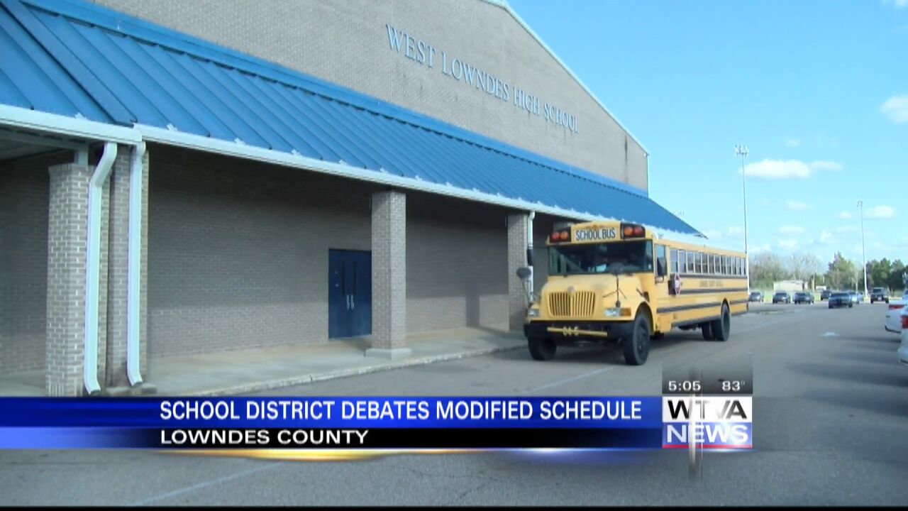 Lowndes County proposes a modified school year | News | wtva.com