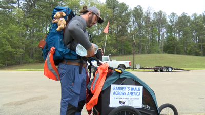 Ranger's Walk Across America in Mississippi. Photo Date: April 16, 2024.