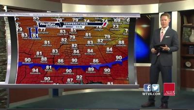 Very warm temperatures in store for our Tuesday afternoon
