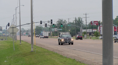 Cars on Highway 45