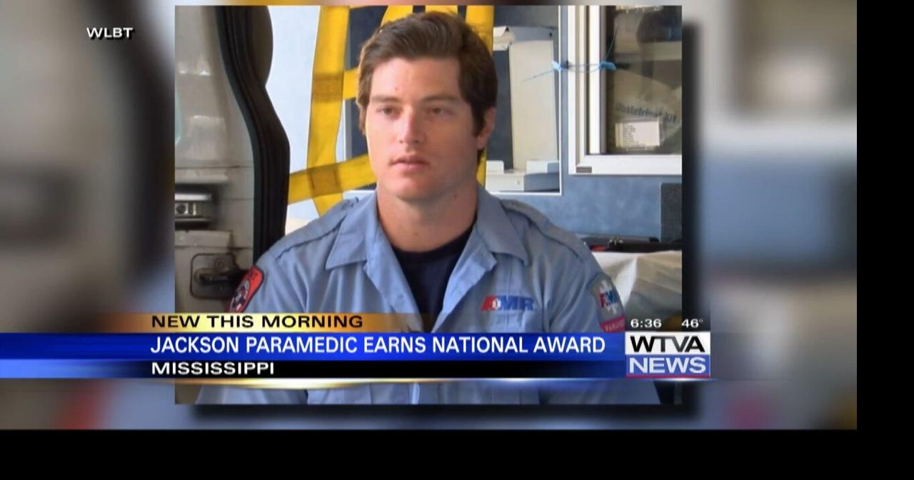 Jackson paramedic receives national award for lifesaving measures after shooting at festival