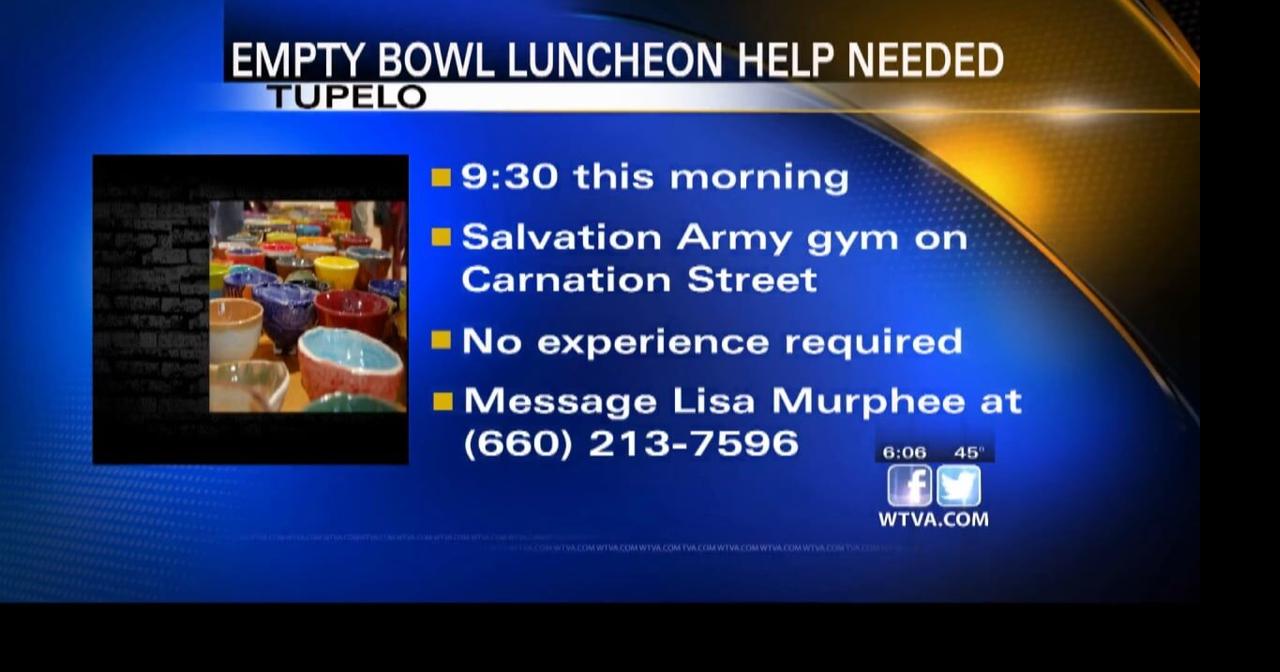 Help needed to make pottery bowls for the Empty Bowl Luncheon Video
