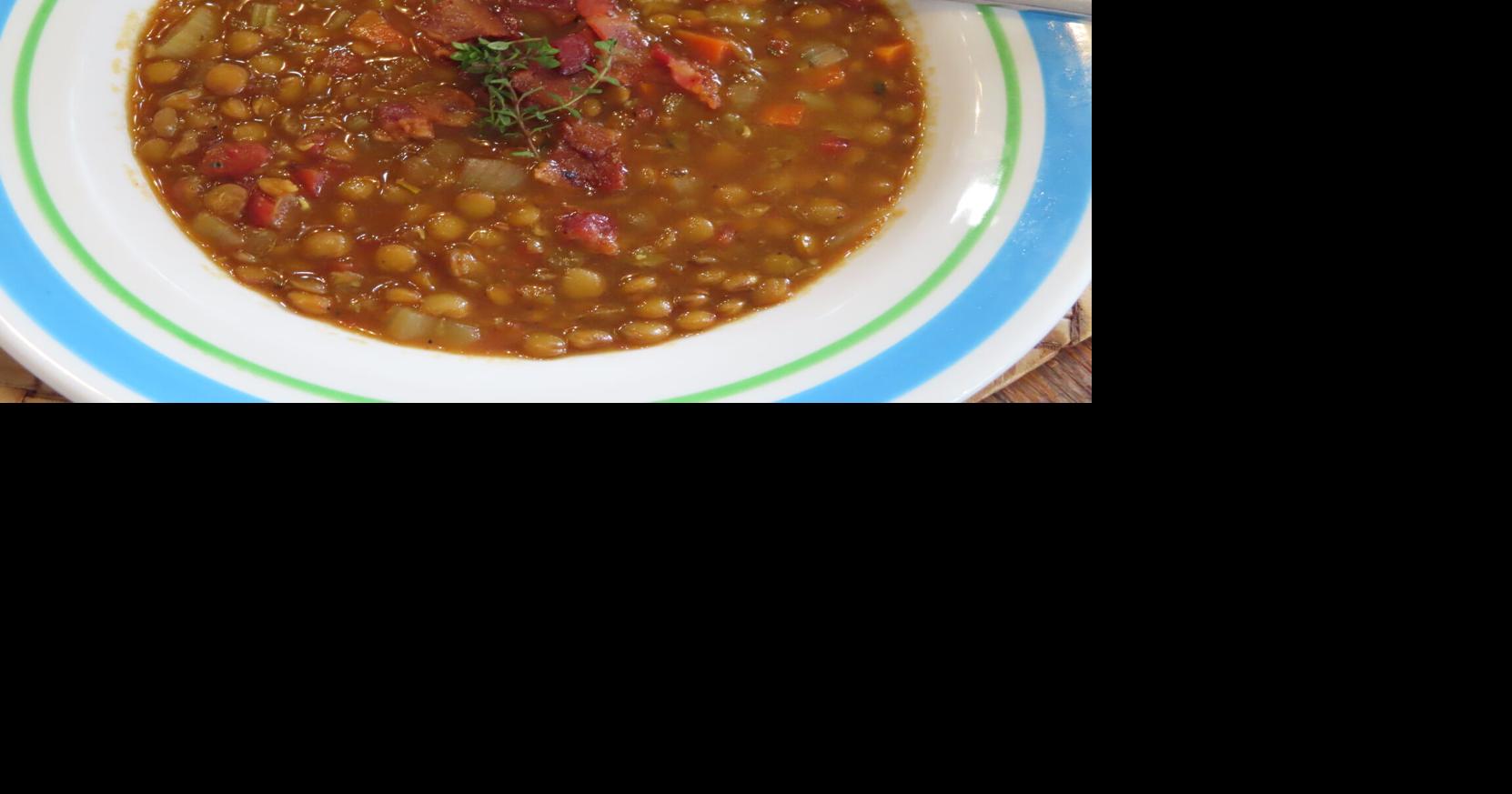 Farmer's Table: Lentil Soup with Bacon