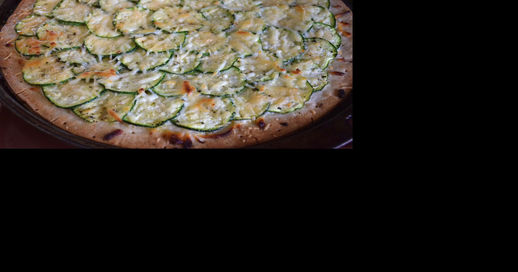 Zucchini Pizza with Basil Metro Kanawha