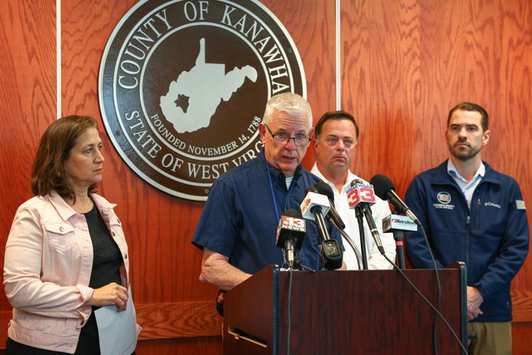 Catalyst Refiners chemical spill news conference